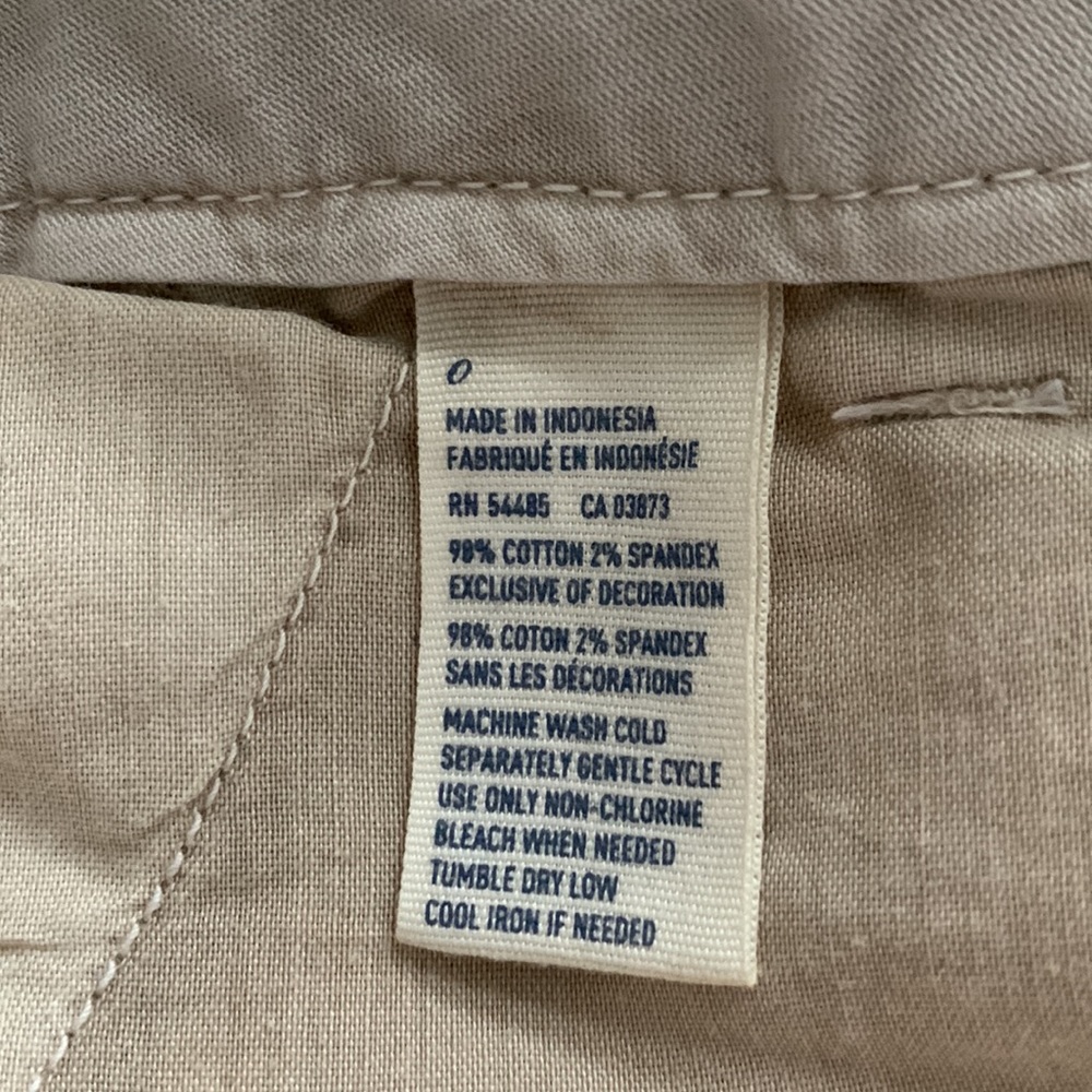 🌺 American Eagle Tan Khaki Shorts Sz 0 - Picture 5 of 8